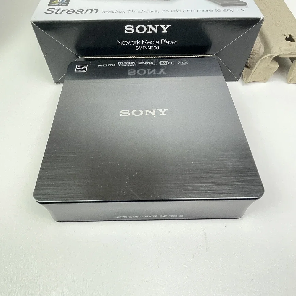 Sony SMP N200 Network Media Player Connection Cord Box No Remote